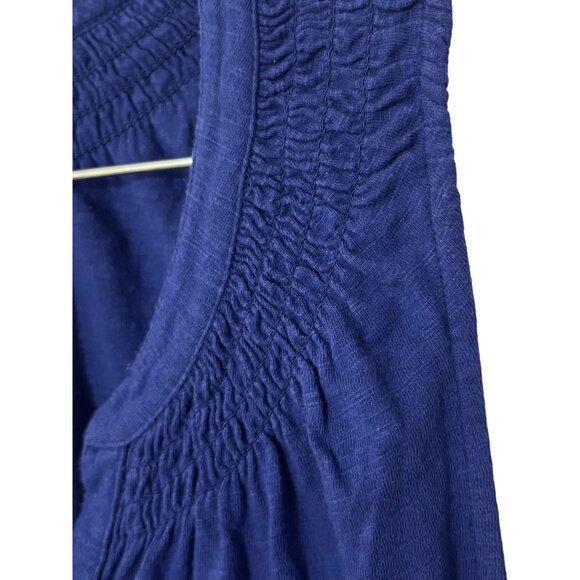 Lilly Pulitzer Essie Dress Twilight Blue Women's Size Large Cotton Minor Piling - Picture 6 of 9